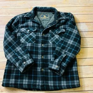 freedom foundry flannel jacket boys 10/12